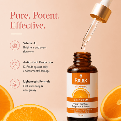 Relax Vitamin C - For Skin Tightening & Radiant Glow - 30ml