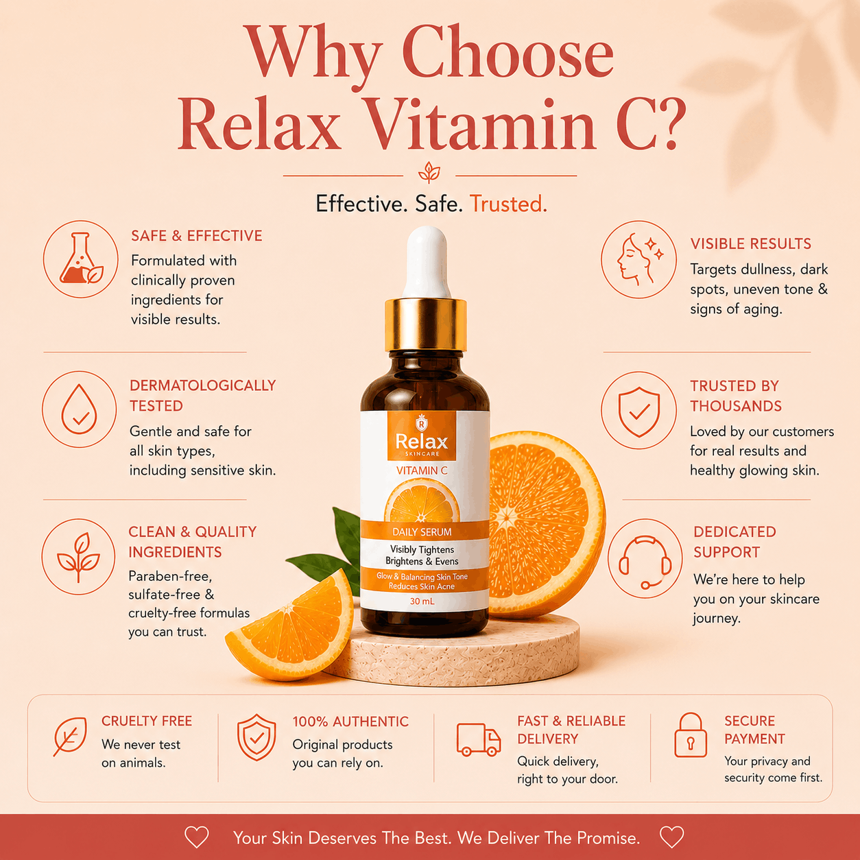 Relax Vitamin C - For Skin Tightening & Radiant Glow - 30ml